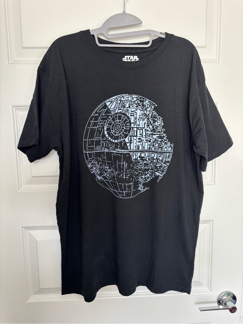 Star Wars Men's Black Death Star Graphic T-Shirt